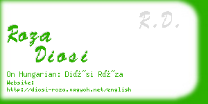 roza diosi business card